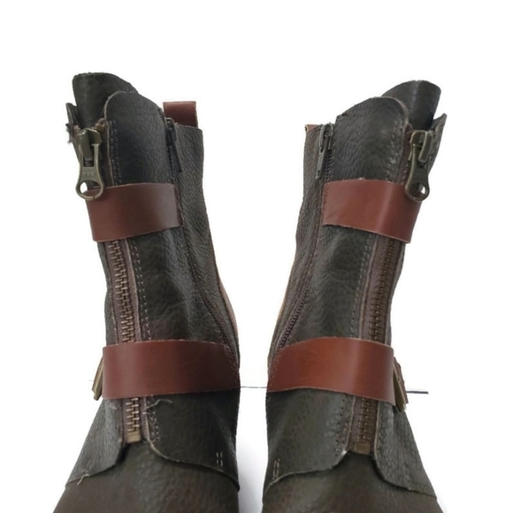 KORKS Richard Slate Leather Calf Boot Comfort Sz 6.5 - EUC! Boho Western… - Picture 7 of 13